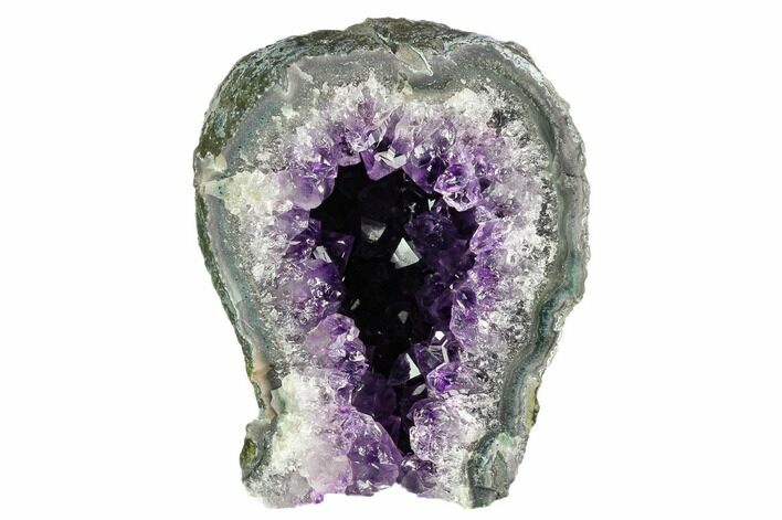 Dark Purple, Amethyst Crystal Cluster - Uruguay #123791